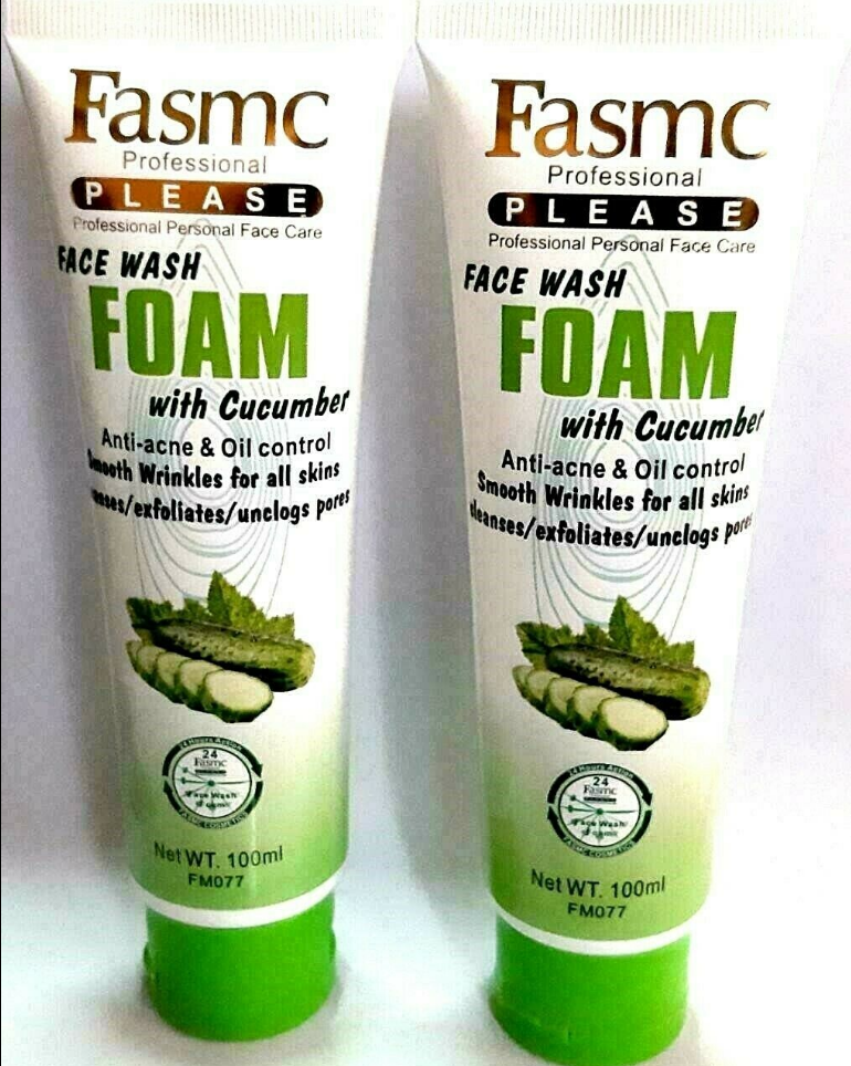 Крем-пенка для умывания Fasmc Face Wash Foam with Cucumber