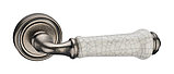Ручка дверная на розетке Arni Кариота A28 (AAB/GREY CRACK), фото 2