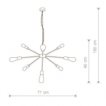 Люстра Nowodvorski 9130 ROD - фото 2 - id-p114954982