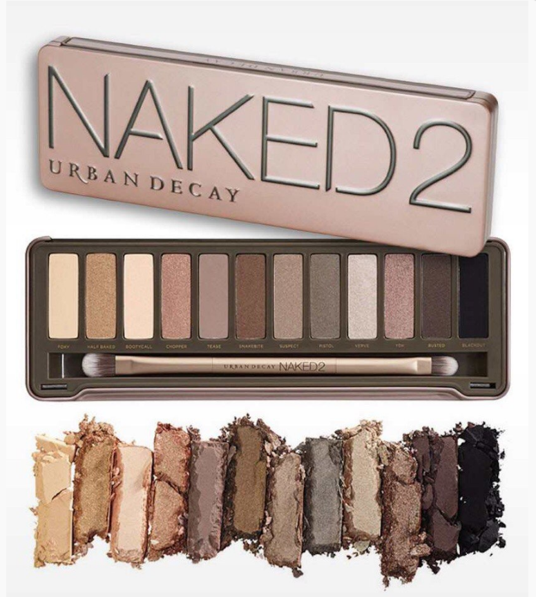 Палитра теней Urban Decay Naked 2 Palette 12 оттенков Кисточка