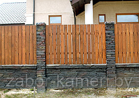 Забор бетонный двусторонний ТАНВАЛЬД (2 панели)