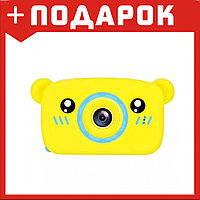 Детский Цифровой Фотоаппарат Kids Camera Bear (желтый)