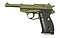 Пистолет Galaxy G.21G (зеленый) пружинный 6 мм, фото 2