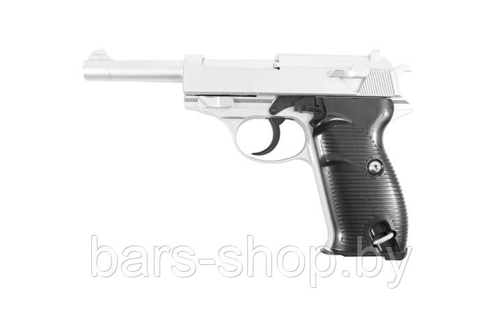 Пружинный пистолет Galaxy G.21S (серебристый) 6 мм - фото 1 - id-p114966290