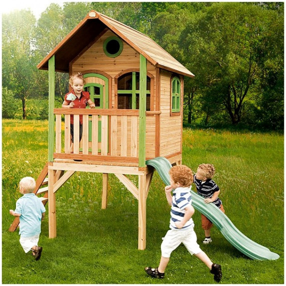 Игровой домик для детей из дерева - фото 5 - id-p114967332