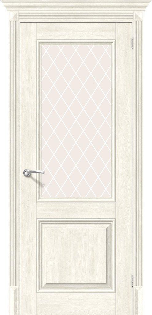 Межкомнатная дверь Классико-33 Nordic Oak White Crystal Экошпон