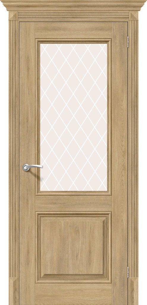 Межкомнатная дверь Классико-33 Organic Oak White Crystal Экошпон