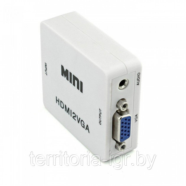 Адаптер HDMI to VGA переходник видео конвертер 720p/1080p Luom ( converter ) - фото 5 - id-p114996119