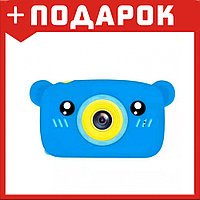 Детский Цифровой Фотоаппарат Kids Camera Bear (синий)