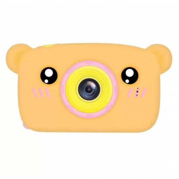 Детский Цифровой Фотоаппарат Kids Camera Bear (оранжевый) - фото 4 - id-p114996605
