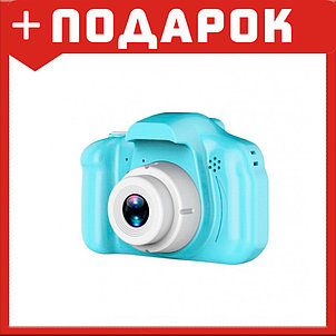 Детский Цифровой Фотоаппарат Kids Camera Standart голубой, фото 2