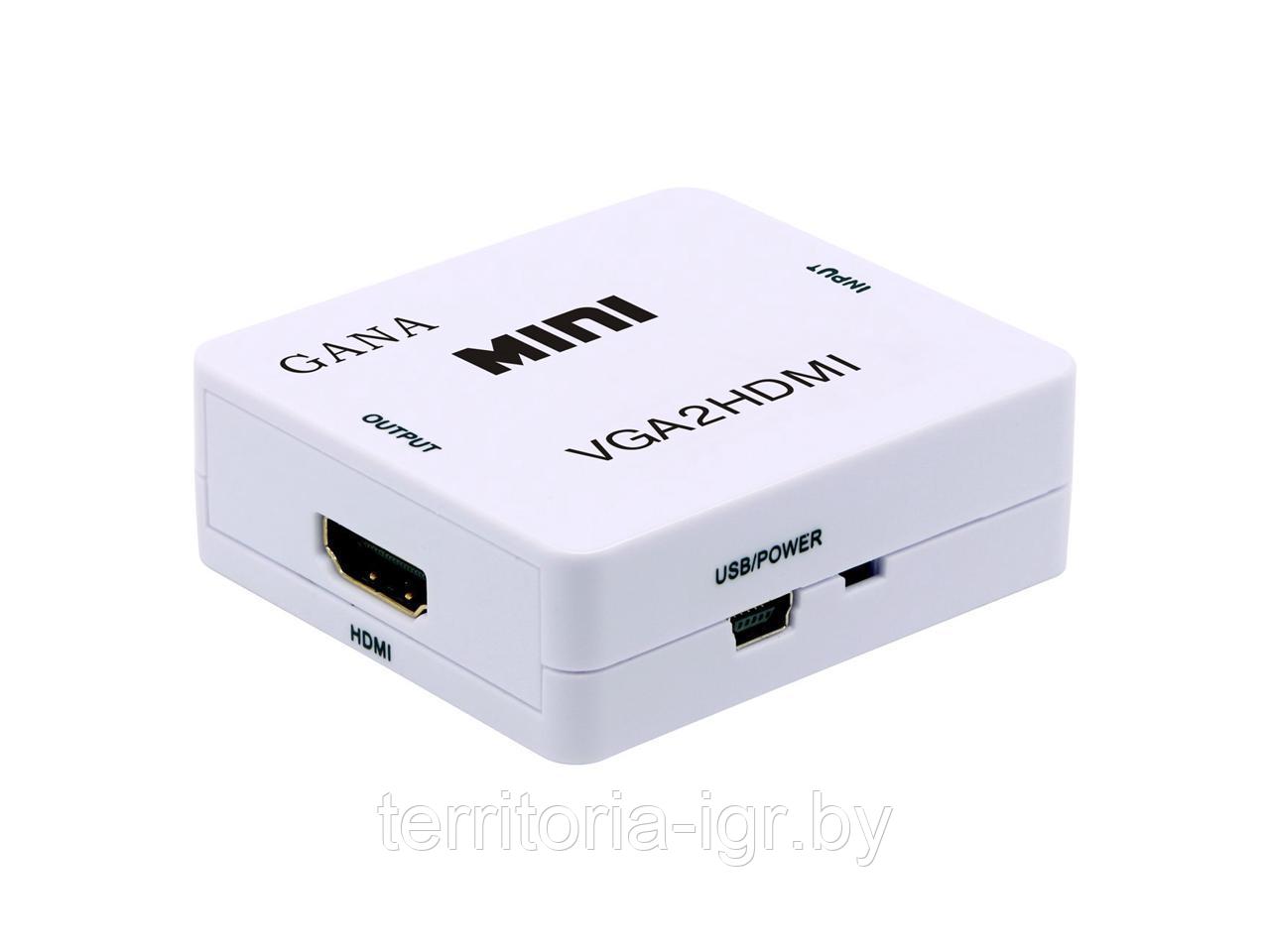 Адаптер VGA to HDMI переходник конвертер 720p/1080p Luom - фото 3 - id-p114998155