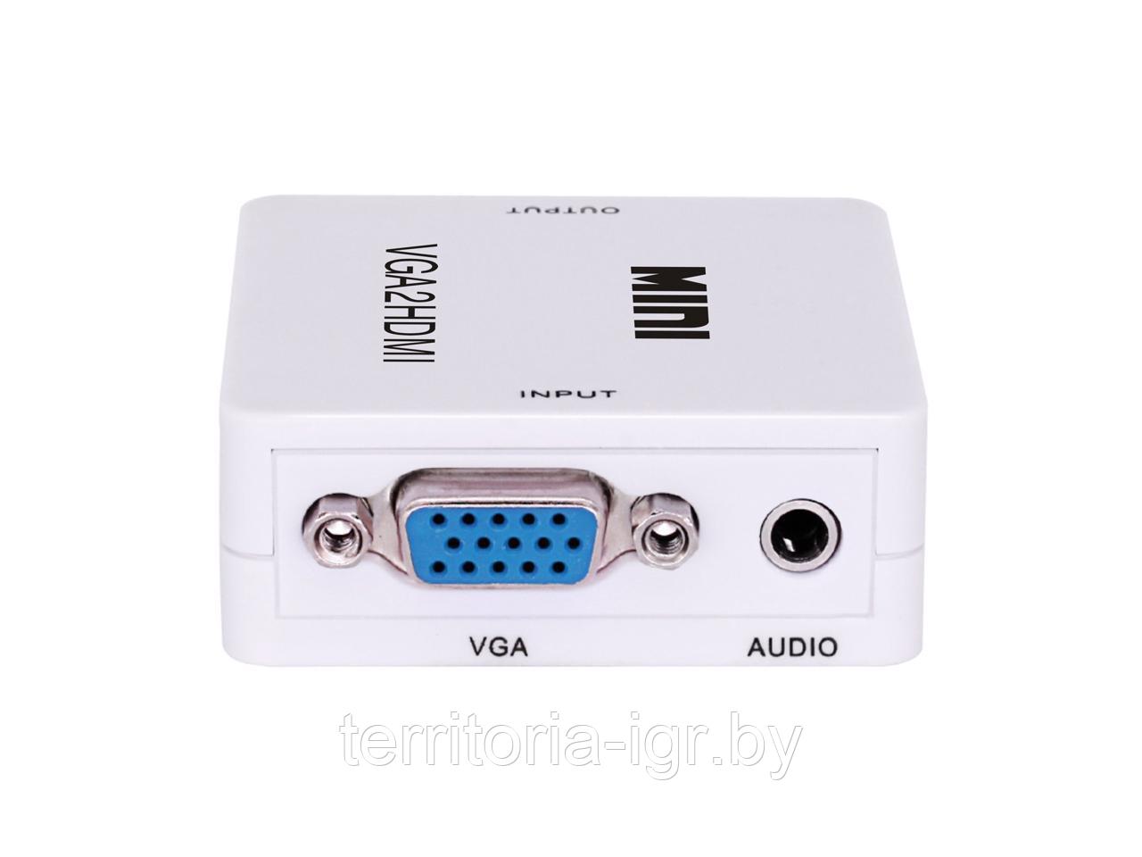 Адаптер VGA to HDMI переходник конвертер 720p/1080p Luom - фото 4 - id-p114998155