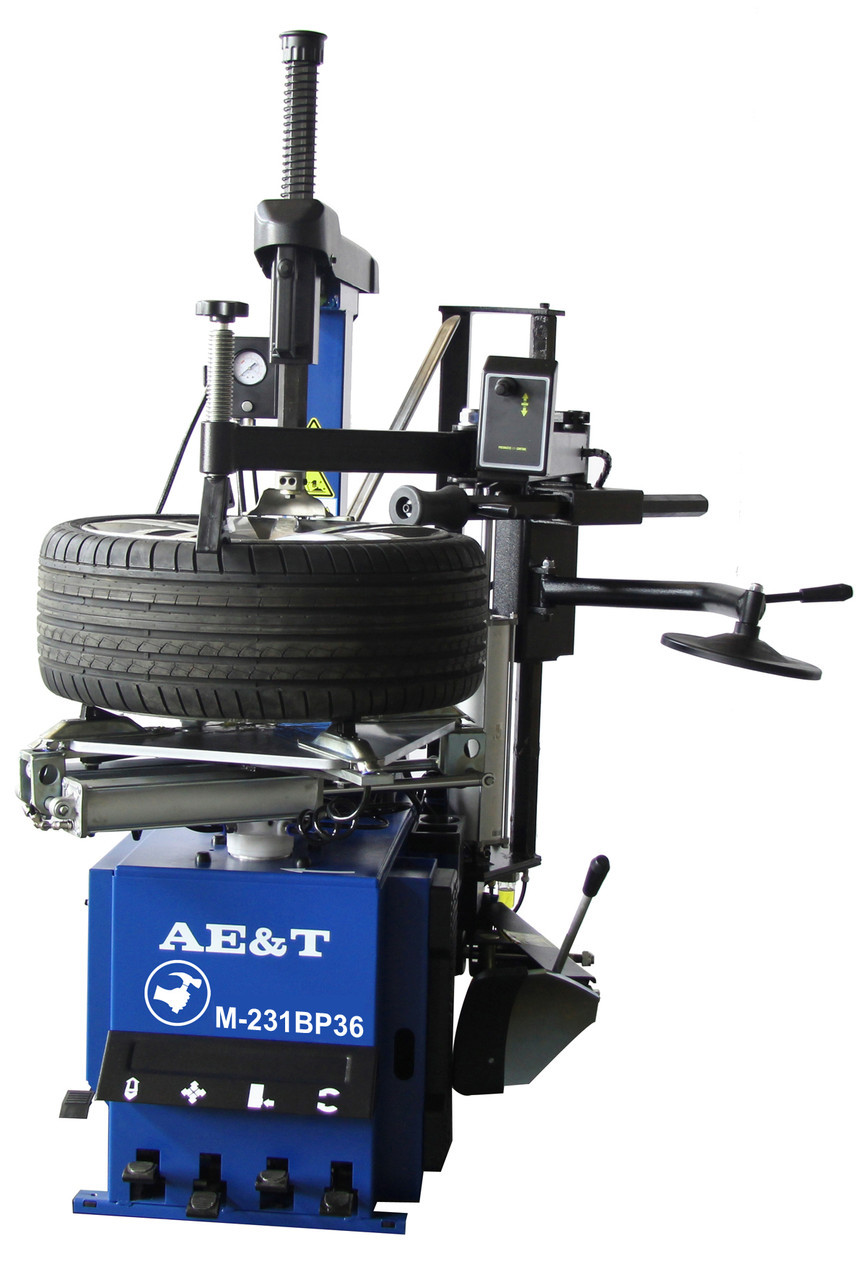 Шиномонтажный станок автомат M-231BP36 AE&T (220В/380В) с правой мультирукой и наддувом - фото 1 - id-p115015471