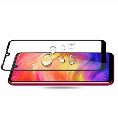 Противоударное защитное стекло Full Glue 0.3mm черное для Xiaomi Redmi Note 8T - фото 4 - id-p114999085
