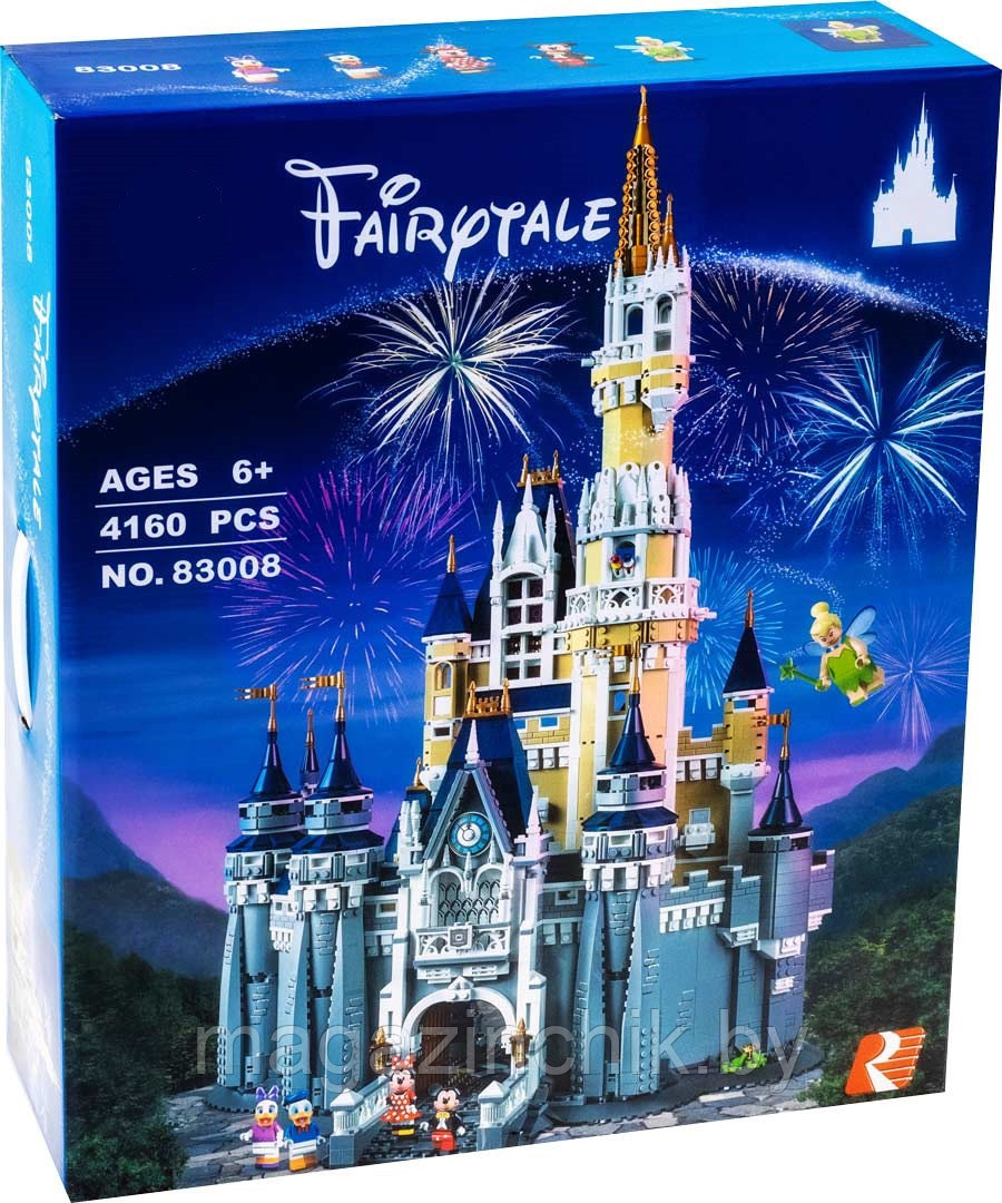 Конструктор Сказочный замок Disney 83008, 4160 дет, аналог LEGO Disney Princess 71040