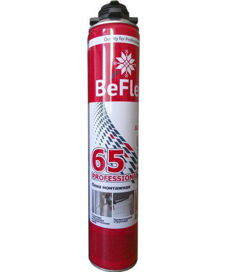 Монтажная пена BeFlex 65 Professional 750 мл.