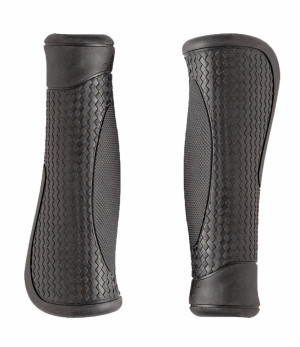 Грипсы эргономичные разной длины Vinca sport H-G 31-1 black