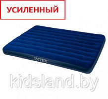 Надувной матрас кровать Intex 64758 (усиленный), 137х191х25см