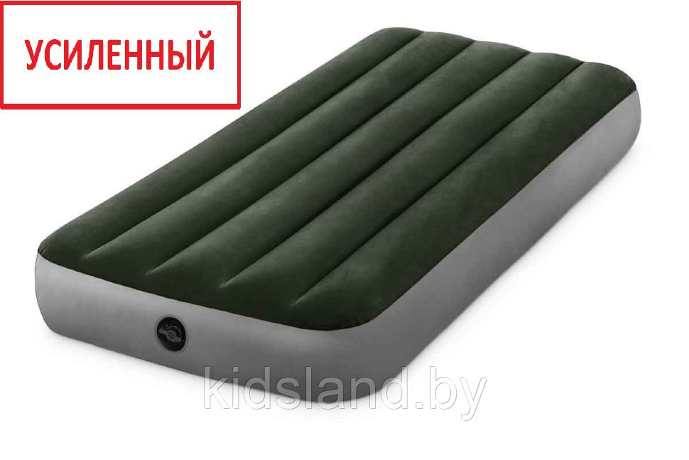 Надувной матрас кровать Intex 64106 (усиленный), 76х191х25 - фото 1 - id-p115016383