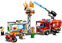 Конструктор Пожар в Бургер кафе, Lele 28048, аналог Лего Сити 60214, фото 5