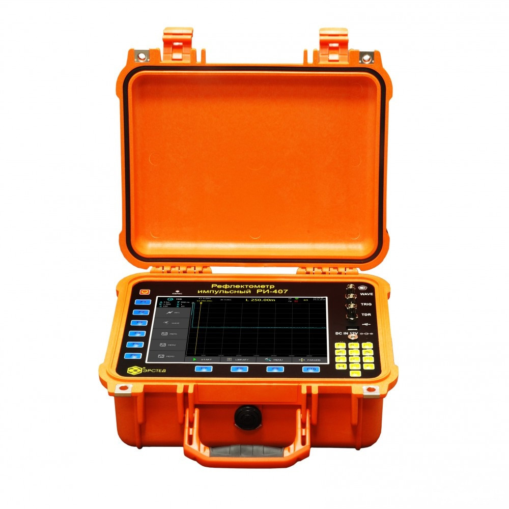 РИ-407 СТРИЖ-С рефлектометр импульсный базовый комплект защищённый для силовых КЛ - фото 1 - id-p113890621
