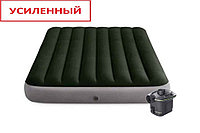 Надувной матрас кровать Intex 64779 (усиленный), 152х191х25см, фото 1