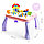 Развивающий столик "Строй и учись" 2в1 Игровой лего-столик двусторонний, конструктор, фото 6
