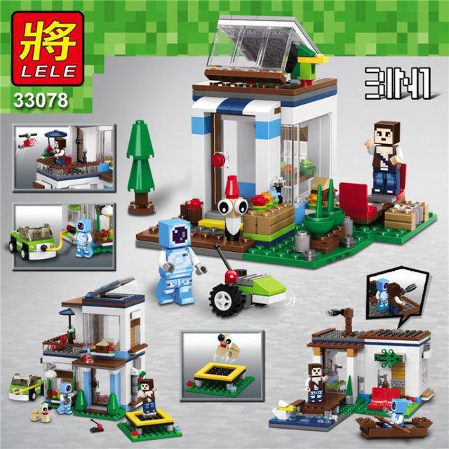 Конструктор Lele 33078 My World Заправка 396 деталей аналог Lego Minecraft - фото 2 - id-p115099872