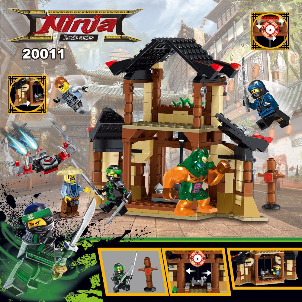 Конструктор Decool 20011 Ninja Битва за храм 363 детали аналог Lego Ninjago - фото 2 - id-p115100039