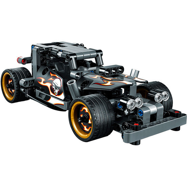 Конструктор Decool 3417 Гоночный автомобиль для побега 170 деталей аналог LEGO Technic 42046 - фото 2 - id-p115100117