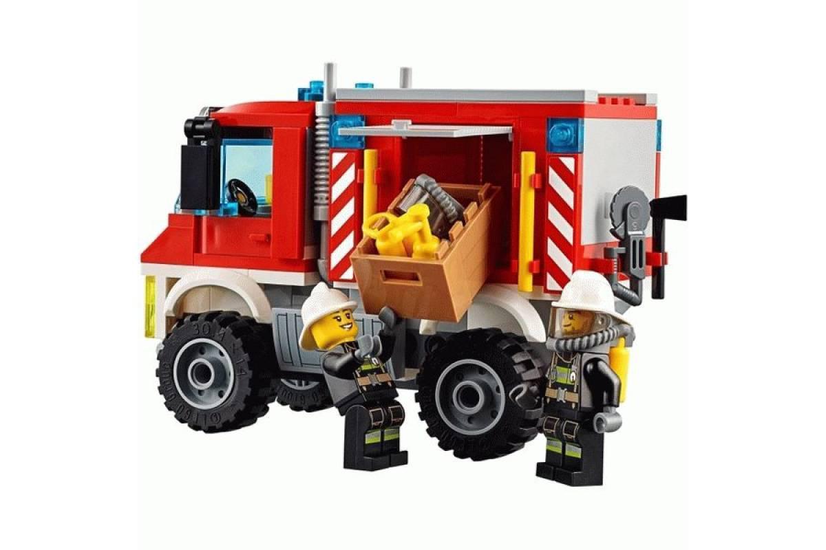 Конструктор Lepin 02083 Cities Грузовик пожарной команды 412 деталей аналог LEGO City 60111 - фото 3 - id-p115100137