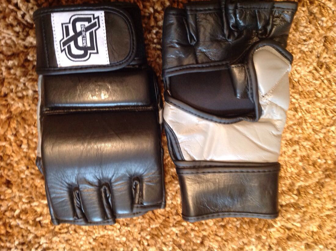 MMA перчатки из натуральной кожи размер XL - фото 4 - id-p115100228