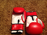Перчатки боксерские Be active 14oz красный цвет, фото 3