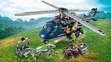 Конструктор Погоня за Блю на вертолёте, Мир Юрского Периода 10925, аналог Лего 75928, фото 2