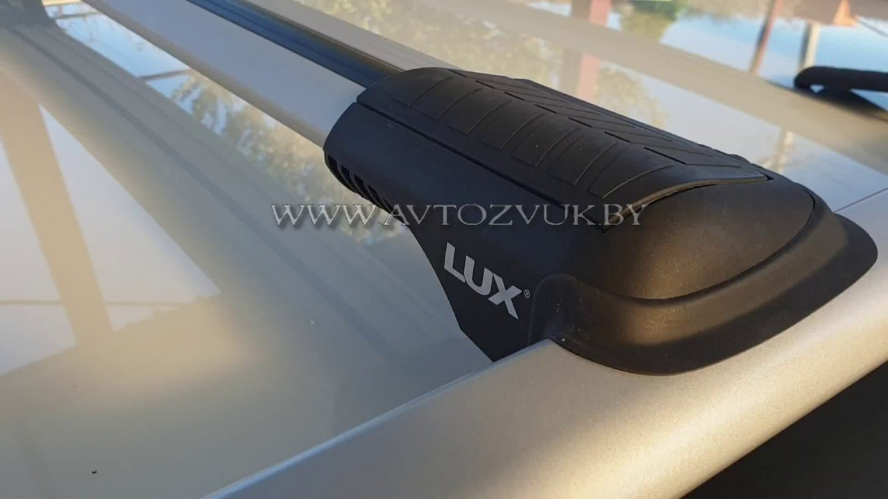 Багажник для Volkswagen Golf VI универсал 2009-2013 c рейлингами Lux Хантер - фото 9 - id-p115131231