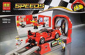 Конструктор Bela 10781 Ferrari Центр разработки и проектирования (аналог LEGO City 75882)