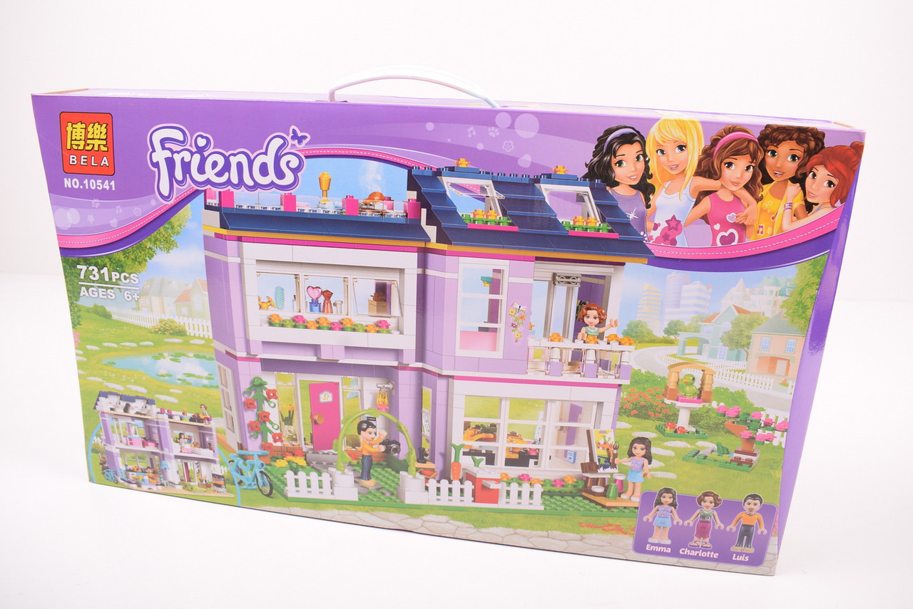 Конструктор Bela Frends 10541 Дом Эммы (аналог Lego Friends 41095) - фото 7 - id-p115100680