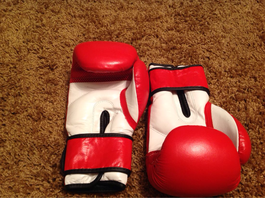 Перчатки боксерские Be active 16oz красный цвет - фото 2 - id-p115101081