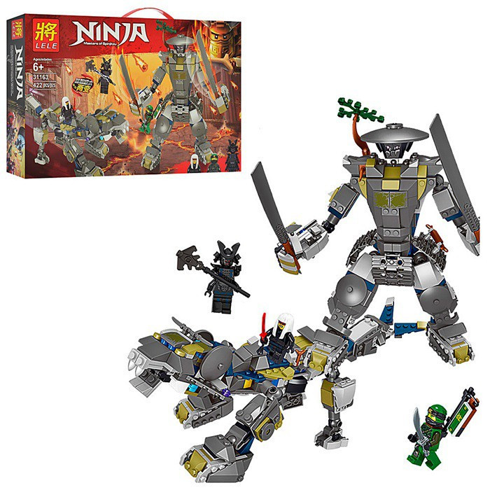 31163 Конструктор Ninja «Железный воин» - фото 1 - id-p115101109
