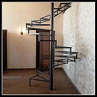 Винтовая лестница из металла модель 20