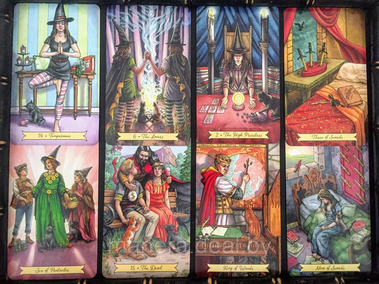 Everyday Witch Tarot. Повседневное Таро ведьмы (78 карт и руководство в подарочном футляре) - фото 3 - id-p115134528