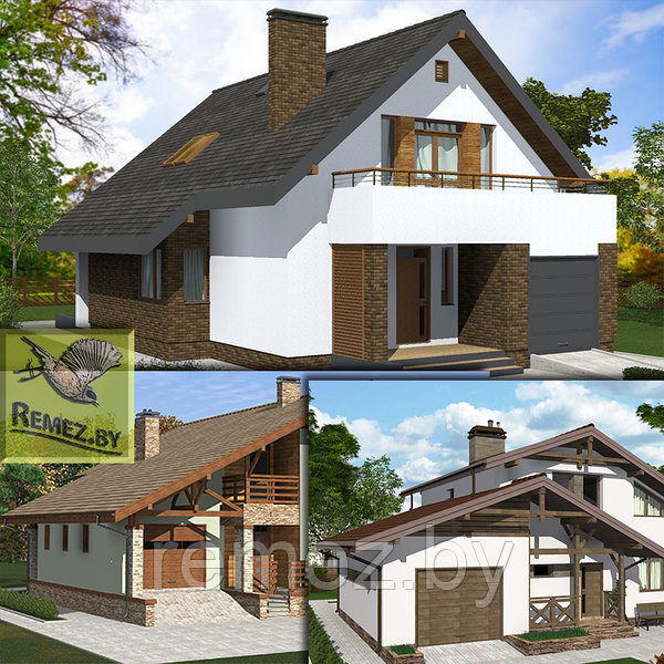 Готовые проекты домов в Беларуси : современное строительство из СИП панелей