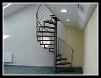 Винтовая лестница металлическая модель 25