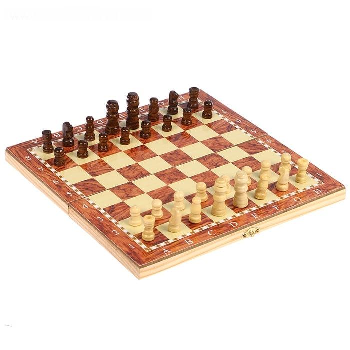 Набор игр 3 в 1: шашки+ шахматы+ нарды - фото 1 - id-p115200382