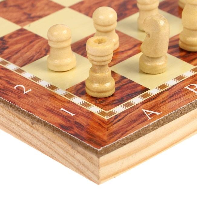 Набор игр 3 в 1: шашки+ шахматы+ нарды - фото 2 - id-p115200382