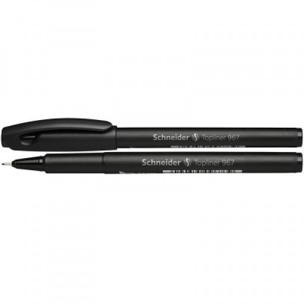 Ручка капиллярная Schneider Topliner 967 0,4 мм ( фетровый наконечник ), цвет черный(работаем с юр лицами и - фото 1 - id-p115212654