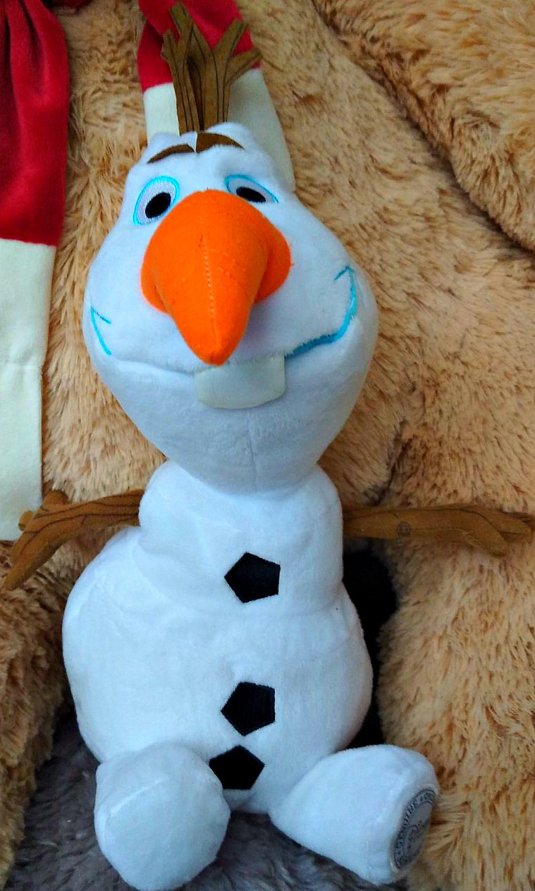 Мягкая игрушка Олаф снеговик "холодное сердце" 30см - фото 3 - id-p115268150