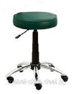 Табурет стул Соло хром для комфортного размещения медперсонала и пациентов, (Solo Chrome в кож/заме V) - фото 1 - id-p11837891