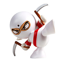 Игрушка Пукающий Ниндзя белый с серпами Fart Ninjas 37002, фото 3
